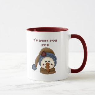 Taza Derretiría para usted el muñeco de nieve