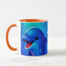 Taza Des dauphins joyeux