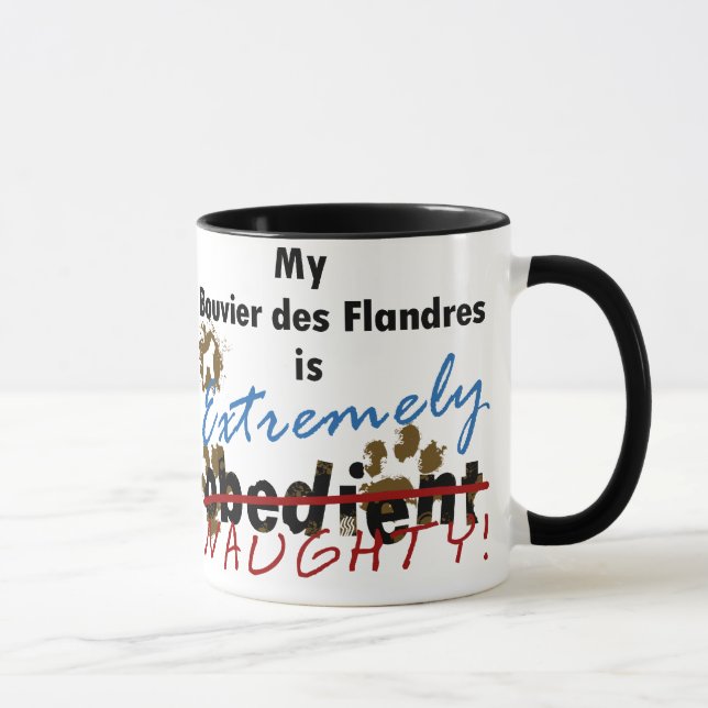 Taza DES extremadamente travieso Flandres de Bouvier (Derecha)