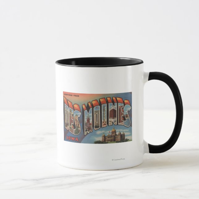 Taza Des Moines, Iowa (Edificio de la Capital) (Derecha)