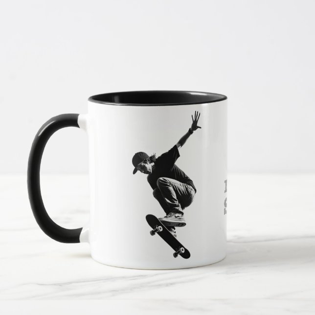 Taza Desafiando la gravedad, matando a gnar (Izquierda)