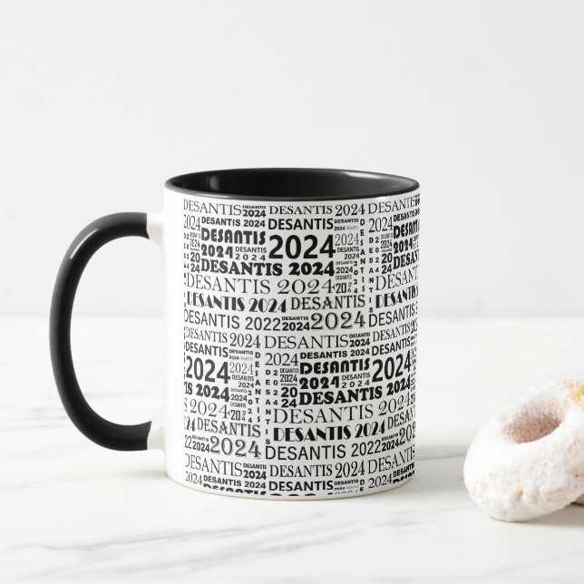 Taza DeSantis 2024 Bold (Con donut)
