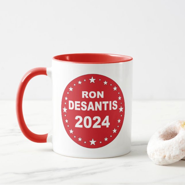 Taza Desantis President 2024 (Con donut)