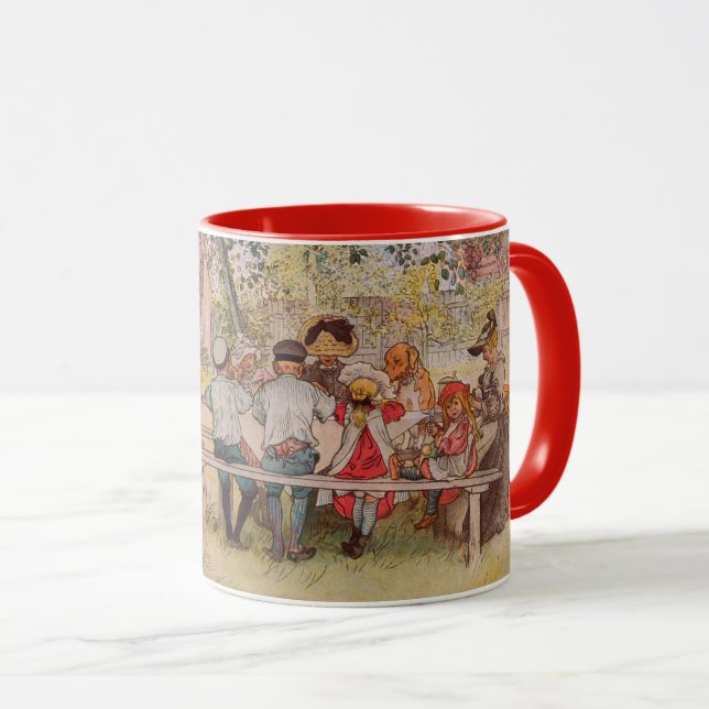 Taza Desayuno bajo el gran birch de Carl Larsson (Anverso derecho)