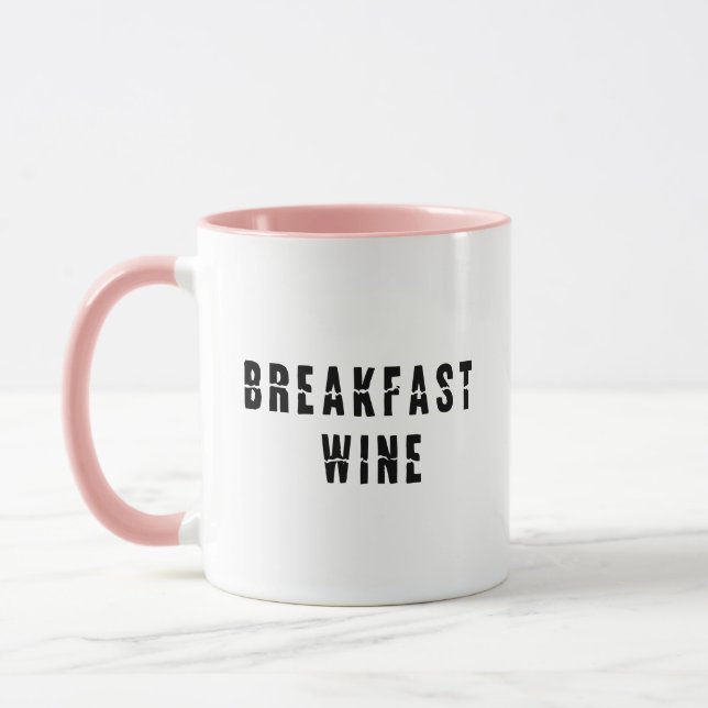 Taza Desayuno Wine Gracioso Café De Cita Cita Cita Cosa (Izquierda)