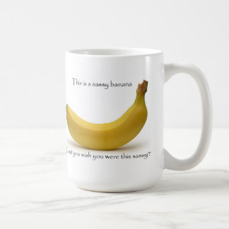 Taza descarada del plátano