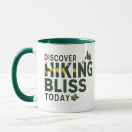 Taza Descubre el senderismo Bliss Today