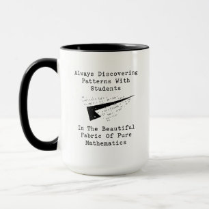 Taza Descubriendo patrones con estudiantes en matemátic