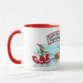 Taza ¡Desde La Tierra De Los Renos Voladores!