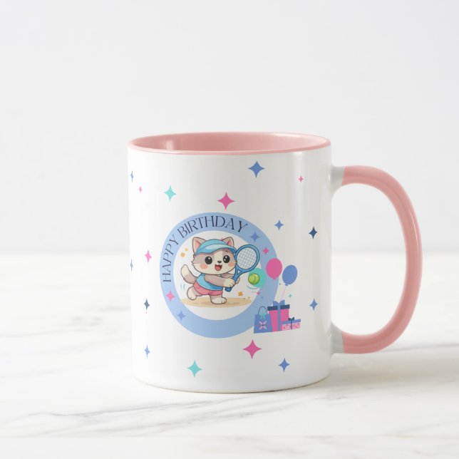 Taza Deseando Feliz Cumpleaños  (Derecha)