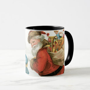 Taza Deseándole Felicidad en Navidad por Ellen Clapsadd