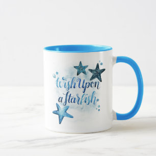 Taza Desear una estrella de mar