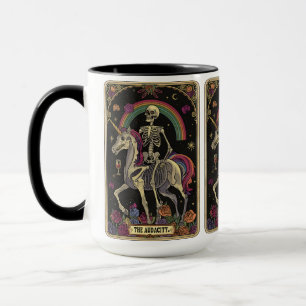 Taza Desencadenar la valentía cósmica del tarot "La aud