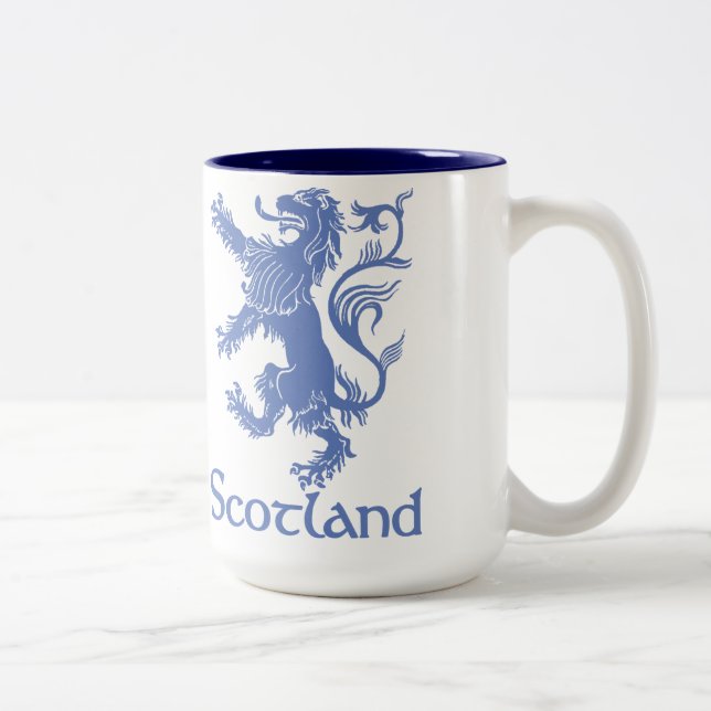 Taza desenfrenada del león de Escocia, herencia (Derecha)