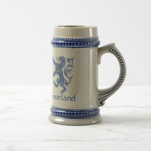 Taza desenfrenada del león de Escocia, herencia