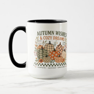 Taza Deseos de Otoño y sueños acogedores