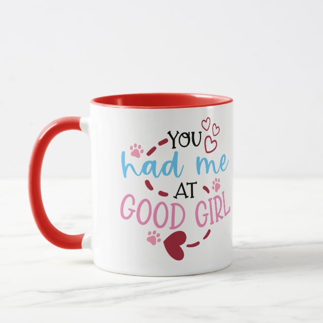 Taza Deseos de San Valentín de tu tarjeta de vacaciones (Izquierda)