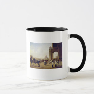 Taza Desfile en el cuadrado del palacio en St.