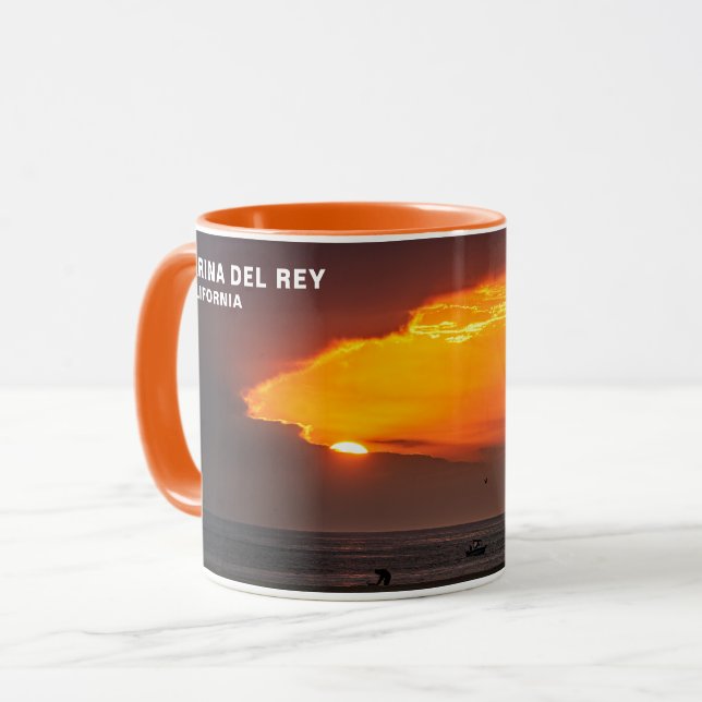 Taza Desgarro en el cielo - Marina Del Rey, CA (Anverso izquierdo)