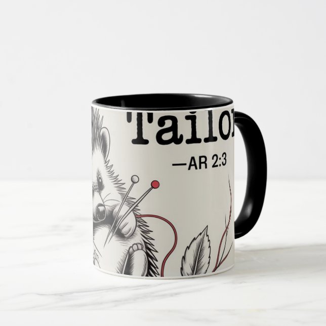 Taza Design: "The Hedgehog - Nature's Tailor" (Anverso derecho)