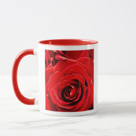 Taza Desire Red Roses 11oz Two-Tone Mug Red