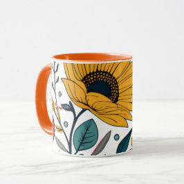 Taza Deslumbrante Daisy Delight: Una moda floral favori