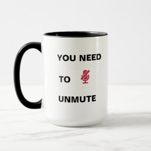 Taza Desmutar/No estás silenciado!