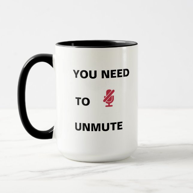 Taza Desmutar/No estás silenciado! (Izquierda)