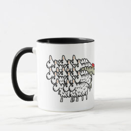 Taza Desobedecer a la oveja negra