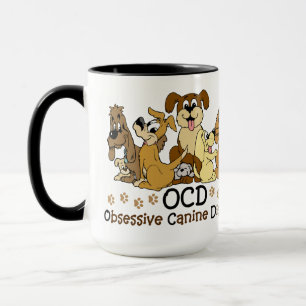 Taza Desorden canino obsesivo de OCD