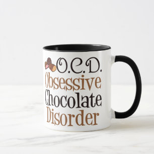 Taza Desorden obsesivo del chocolate