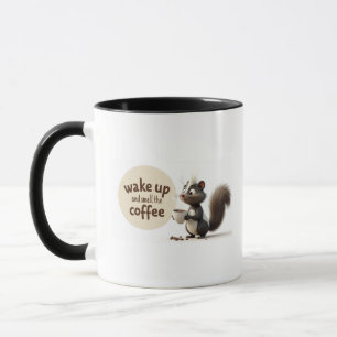 Taza despertar y oler el café