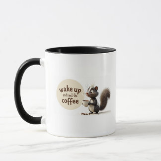 Taza despertar y oler el café