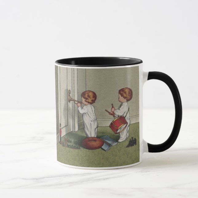 Taza Despierta a sus Navidades ilustracion infantil lin (Derecha)