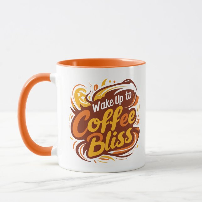Taza Despierta con la gota de café (Izquierda)