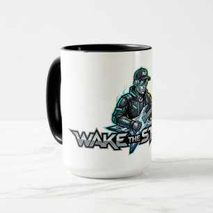 Taza Despierta Las Cuerdas Arte Retro Futuro