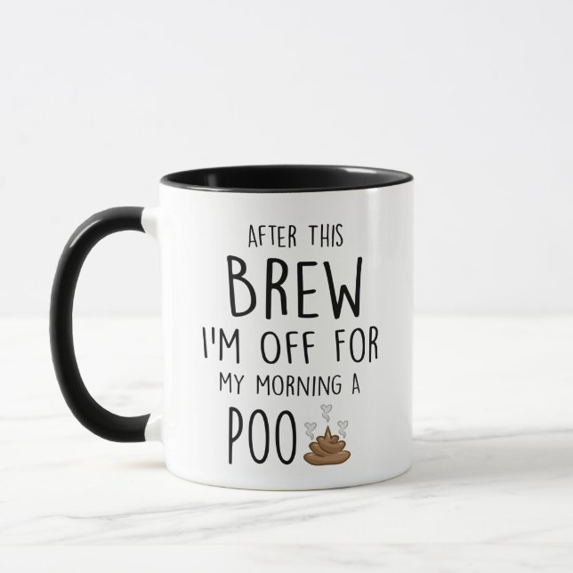 Taza Después de esta erupción, me voy a por un poo, reg (Izquierda)