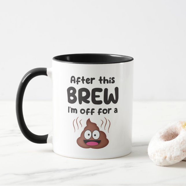 Taza Después de este BREW me voy a... (Con donut)