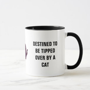 Taza Destinado para ser volcado por el gato