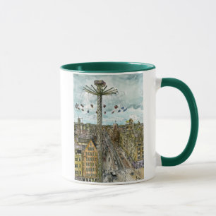 Taza Destinos  Acuarela Europa Swing Ride