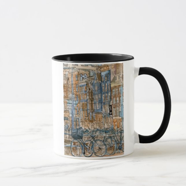 Taza Destinos | Vista acuarela Nueva York (Derecha)