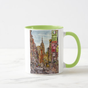 Taza Destinos   Vista de Nueva York de Little Italy
