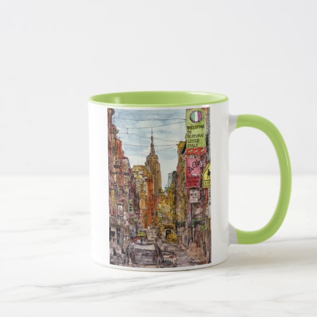 Taza Destinos | Vista de Nueva York de Little Italy (Derecha)