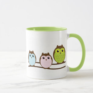 Taza Destiny Búho Chic Lindo y Elegante