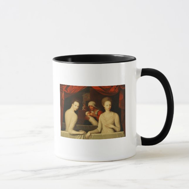 Taza d'Estrees de Gabrielle y su hermana (Derecha)