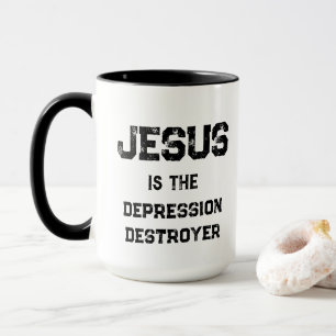 Taza Destructora Depresión Jesús Vida Cristiano
