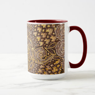 Taza Detalle de mosaico amarillo, Alemania