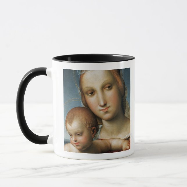 Taza Detalle de <Virgin and Child> Atribuido a Rapha (Izquierda)