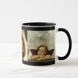 Taza Detalle "Sistine Madonna" de Raphael (alrededor de