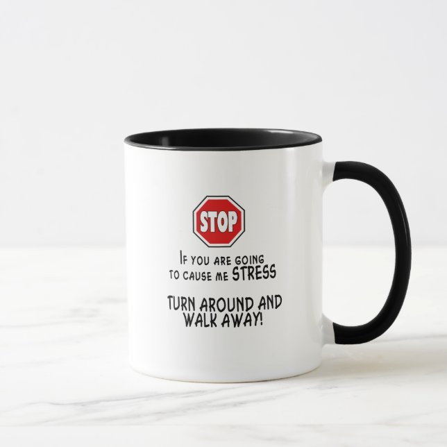 Taza Detener el estrés (Derecha)